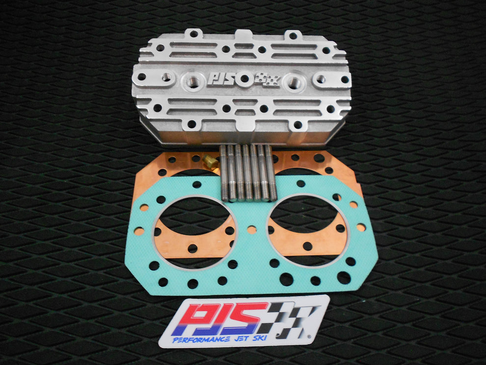 Js550 Reed Engine PJS High Compression Cylinder Head For 550 JS & SX Kawasaki Jetski Pis ...