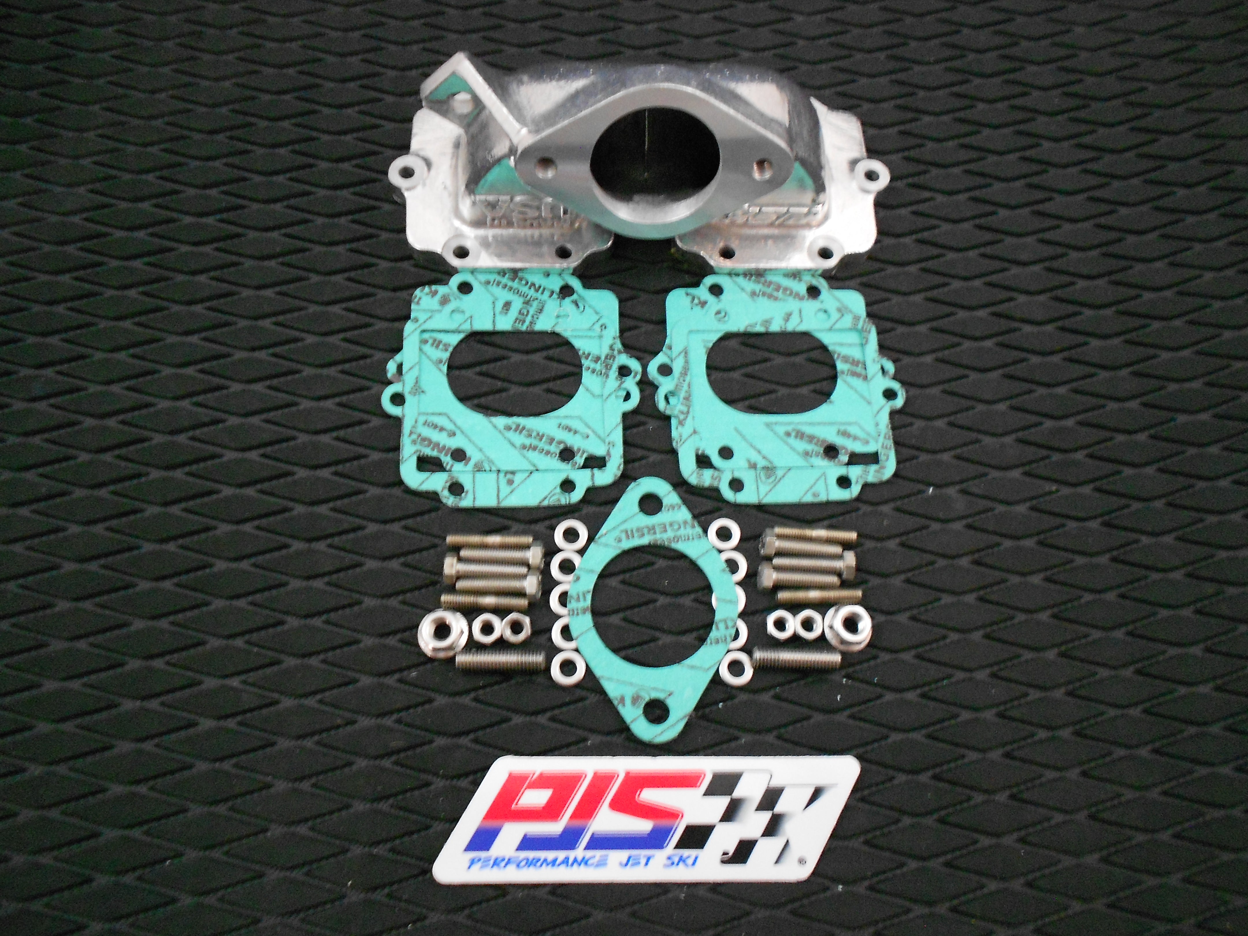 PJS / 550SX 44mm SINGLE INTAKE MANIFOLD KIT YEARS: 91-95 550 SX REED E ...