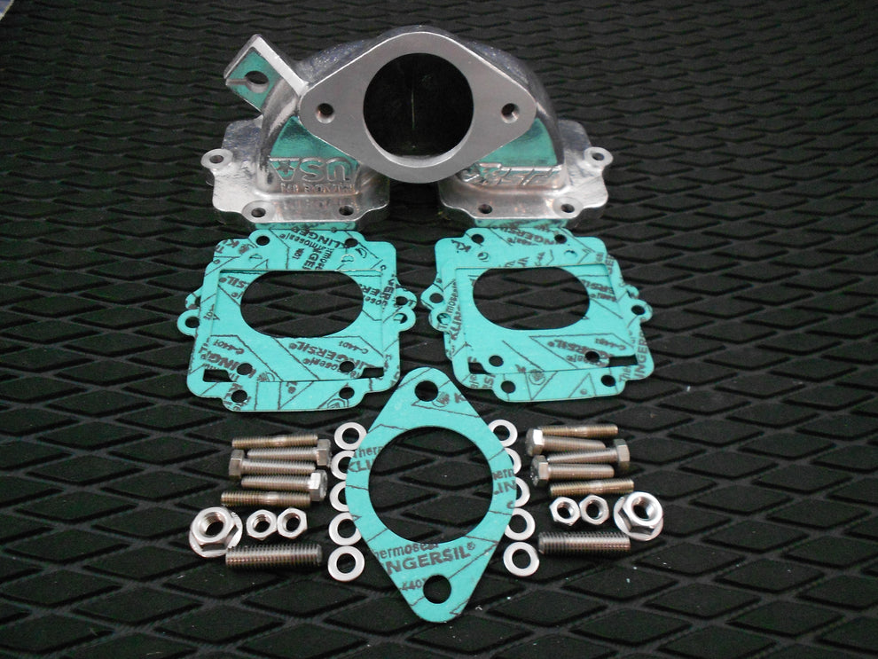PJS / 550SX 44mm SINGLE INTAKE MANIFOLD KIT YEARS: 91-95 550 SX REED E ...