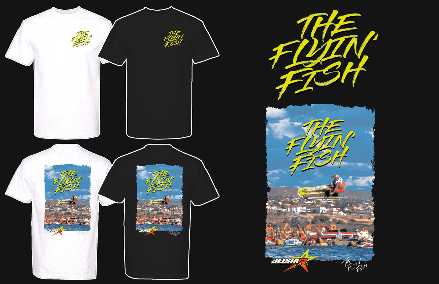 Chris " THE FLYIN FISH " Fischetti Signature Series Tee Shirts & Tank Tops