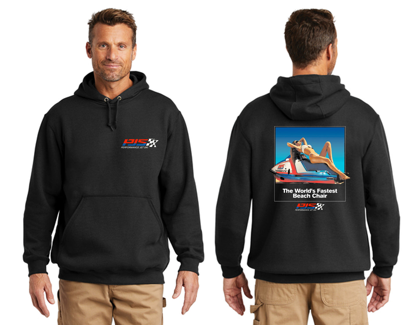 PJS X2 " WORLDS FASTEST BEACH CHAIR " Hoodies