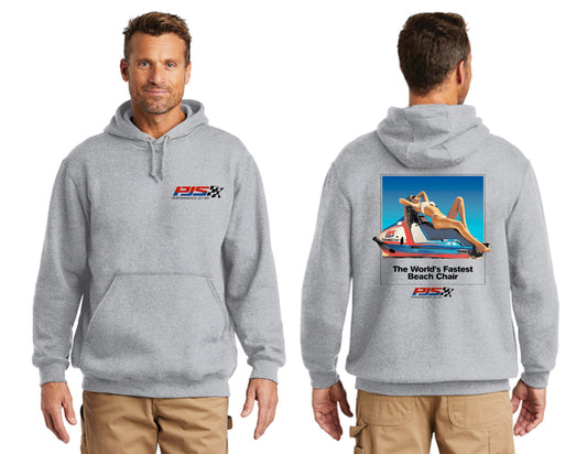 PJS X2 " WORLDS FASTEST BEACH CHAIR " Hoodies